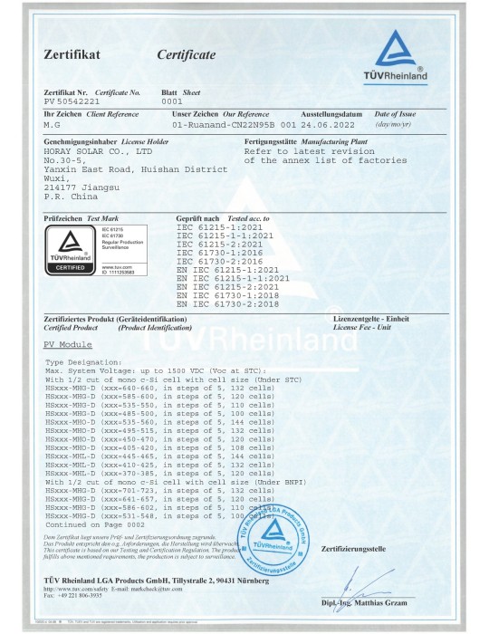 410W Photovoltaik Modul Full black und Double...