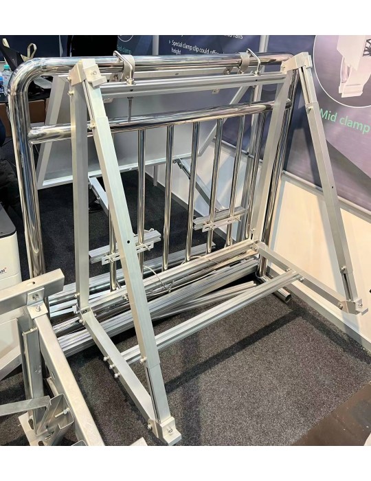 Balkonkraftwerk Halterung, Aluminium und universal Solarmodul Halterung für Solarpanel