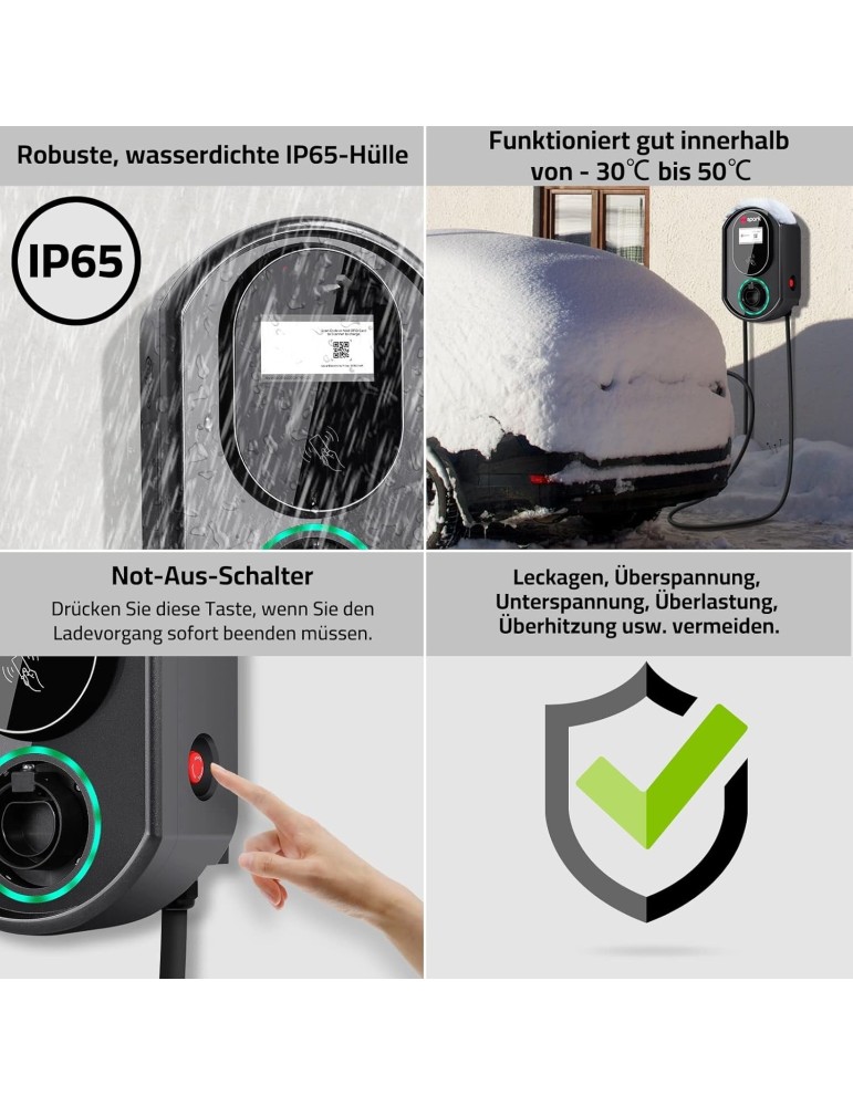 Wallbox 11kw 16A Förderfähig KfW mit MID...