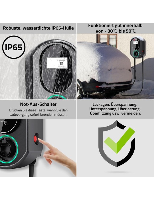 Wallbox 11kw 16A Förderfähig KfW mit MID...