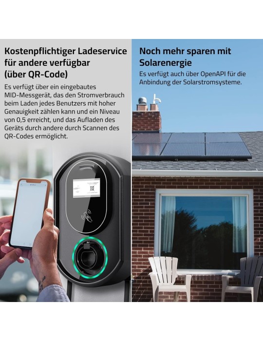 Wallbox 11kw 16A Förderfähig KfW mit MID...